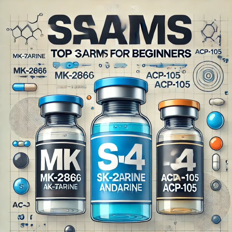 DALL·E 2024-06-20 16.45.20 - A visually appealing cover image for an article titled 'Top 3 SARMs for Beginners'