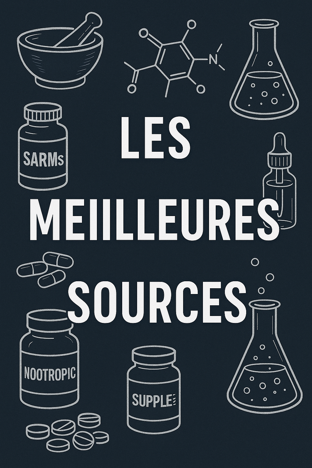 Les Meilleures Sources de SARMs, Peptides, Nootropiques et +(Comparatif 2025)